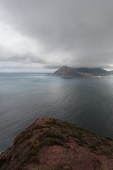 Beautiful view of Cape peninsula before storm , Cape Town, South Africa