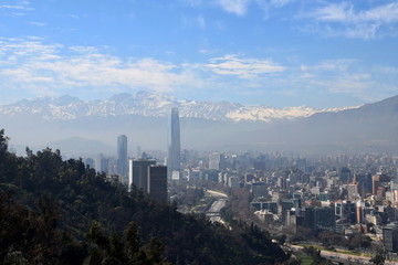 Smog in Santiago de Chile