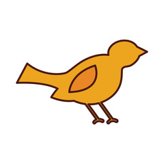 christmas bird animal decoration ornament vector illustration