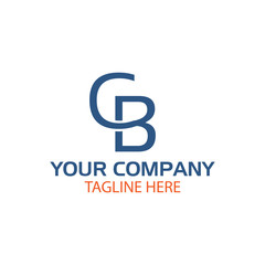letter C and B company linked letter logo