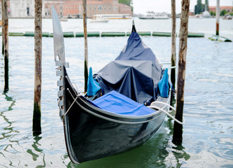 Fototapeta na wymiar gondolas in Venice, Italy