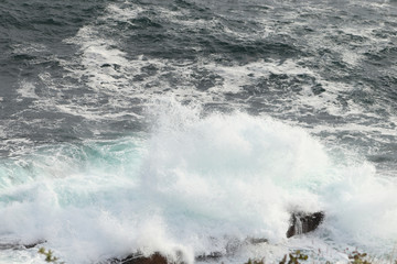 Water Splashing on rocks