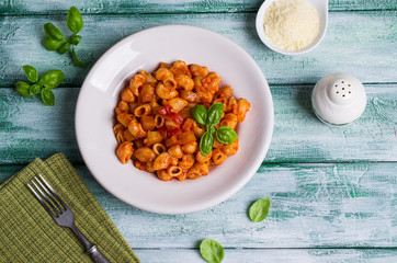 Pasta with vegetables