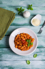 Pasta with vegetables