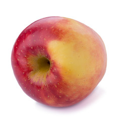 Fresh red apple isolated on white background