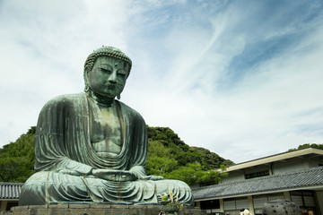 The Great Buddha in Kamakura Kanagawa Japan.