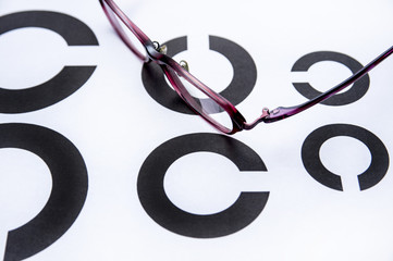 眼鏡　視力検査イメージ