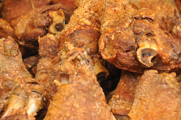 Deep fried German Pork Hocks.
