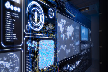 Network server and graphical user interface.