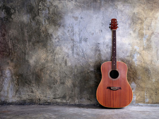 Fototapeta na wymiar Wood guitar