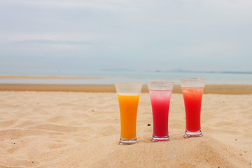 Cocktails on the beach