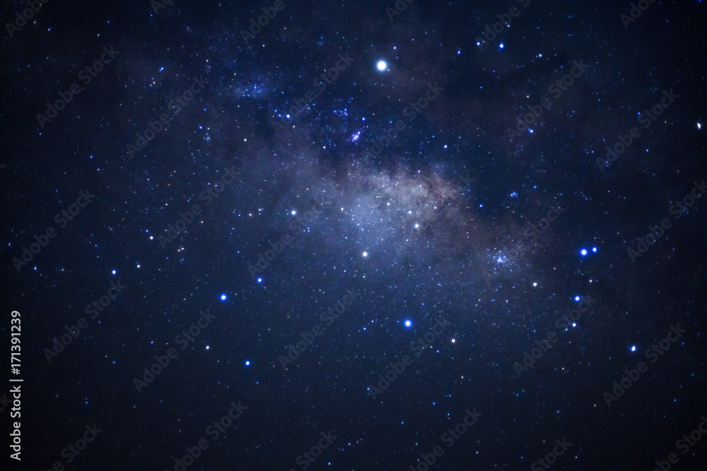 Wall mural milky way galaxy with stars and space dust in the universe