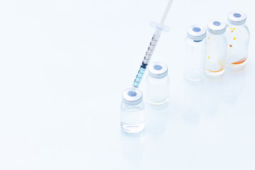 Vaccine with syringe