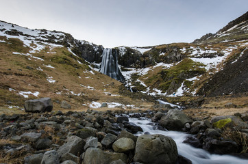 Waterfall at Ólafsvík, Iceland