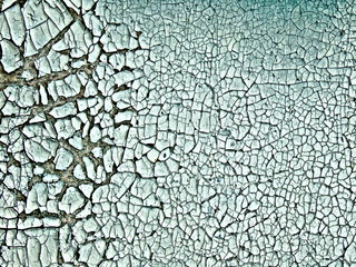 Сracked old paint