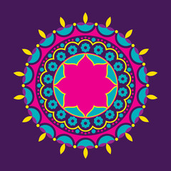 Illustration of Diwali utsav greeting or poster card