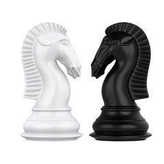 Knight Chess Pieces Isolated