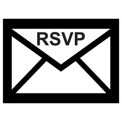 RSVP Black Icon