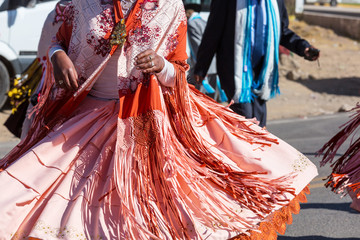 Fototapeta na wymiar Peruvian dance