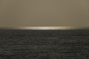 日本海の夕景
