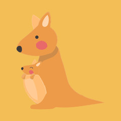 Illustration drawing style set of wildlife