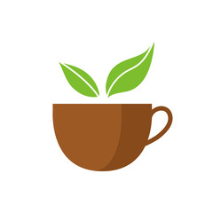 natural herb organic , tea / drink icon