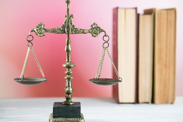 Law theme, colorful background