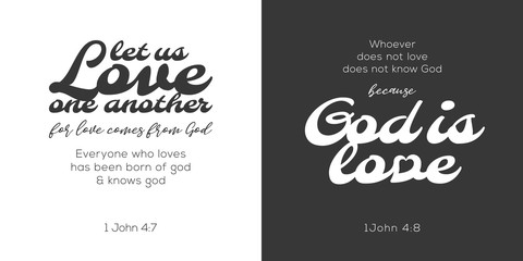 god is love, verse from bible