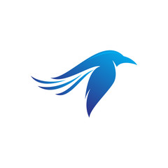 fly pigeon dove bird logo