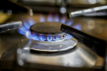 Burning gas ring