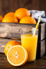 Fresh orange juice