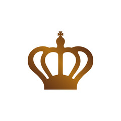 Bronze crown icon 