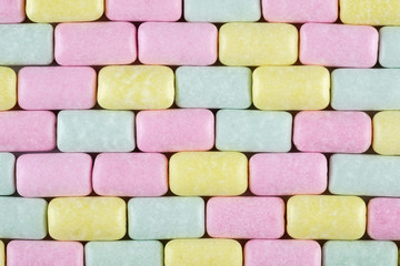Chewing gum textured background