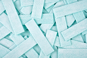 Abstract background from chewing gum plates