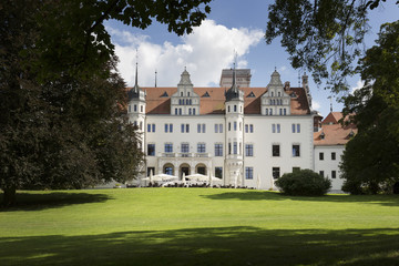 Fototapeta na wymiar Das historische Schloss Boitzenburg (Norseite), Uckermark