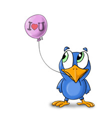 i love you - Birdie - Luftballon