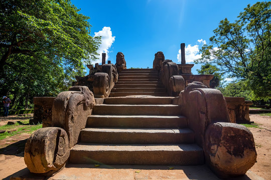 Stairway of Audience Hall of king Parakramabahu