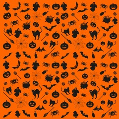 Halloween symbols for background - 171416435