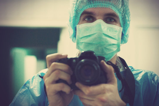 portrait of a medical photographer