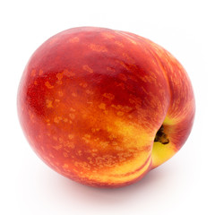 Peach. Fruit with isolated on white background.