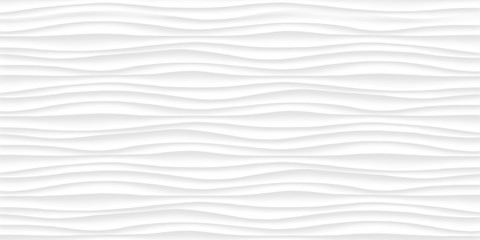 Line White texture. Gray abstract pattern seamless. Wave wavy nature geometric modern. - obrazy, fototapety, plakaty