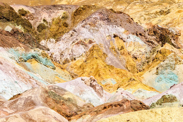 artist palette at death valley park, california