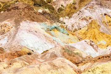 artist palette at death valley park, california