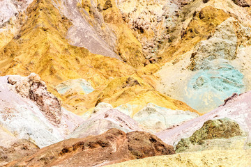 artist palette at death valley park, california