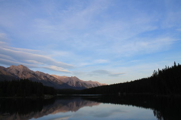 Fototapeta na wymiar Canada alberta lake banff 