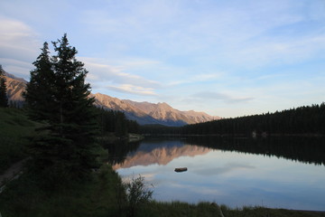 canada alberta lake banff 
