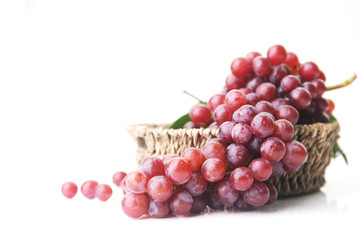 Ripe Grape in basket
