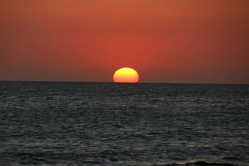 puesta de sol