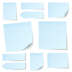 Collection Light Blue Stick Notes