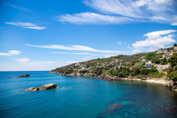 Fototapeta premium Czarnogóra. Miasto Ulcinj. Widok morza